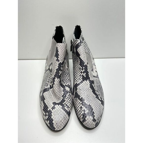 Munro Boots Cate Chelsea Women’s Size 8.5 Snake Print Side Zip Water Resistant - Picture 5 of 11